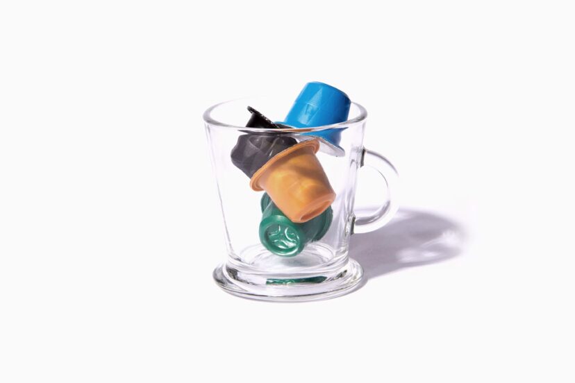 coffee pod in mug