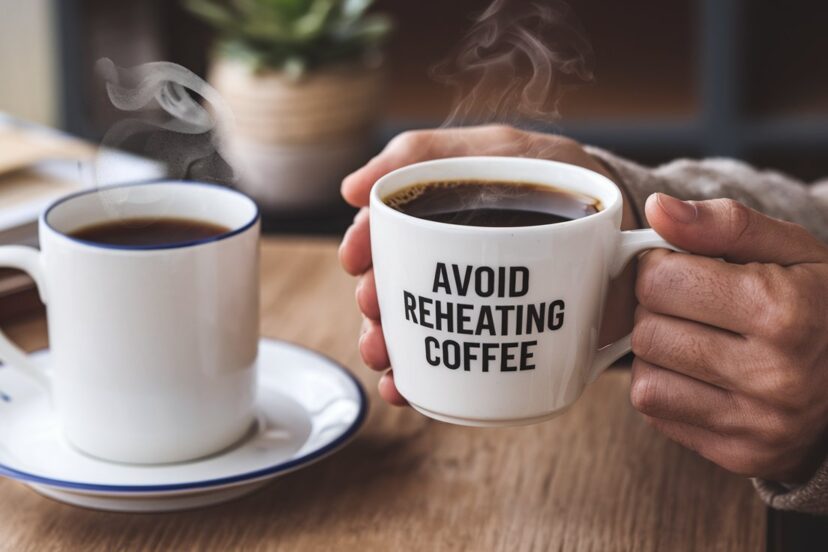 avoid reheating coffee